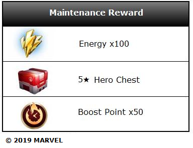 July Update Maintenance Notice Marvel Future Fight - roblox server maintenance or login problems dec 2019